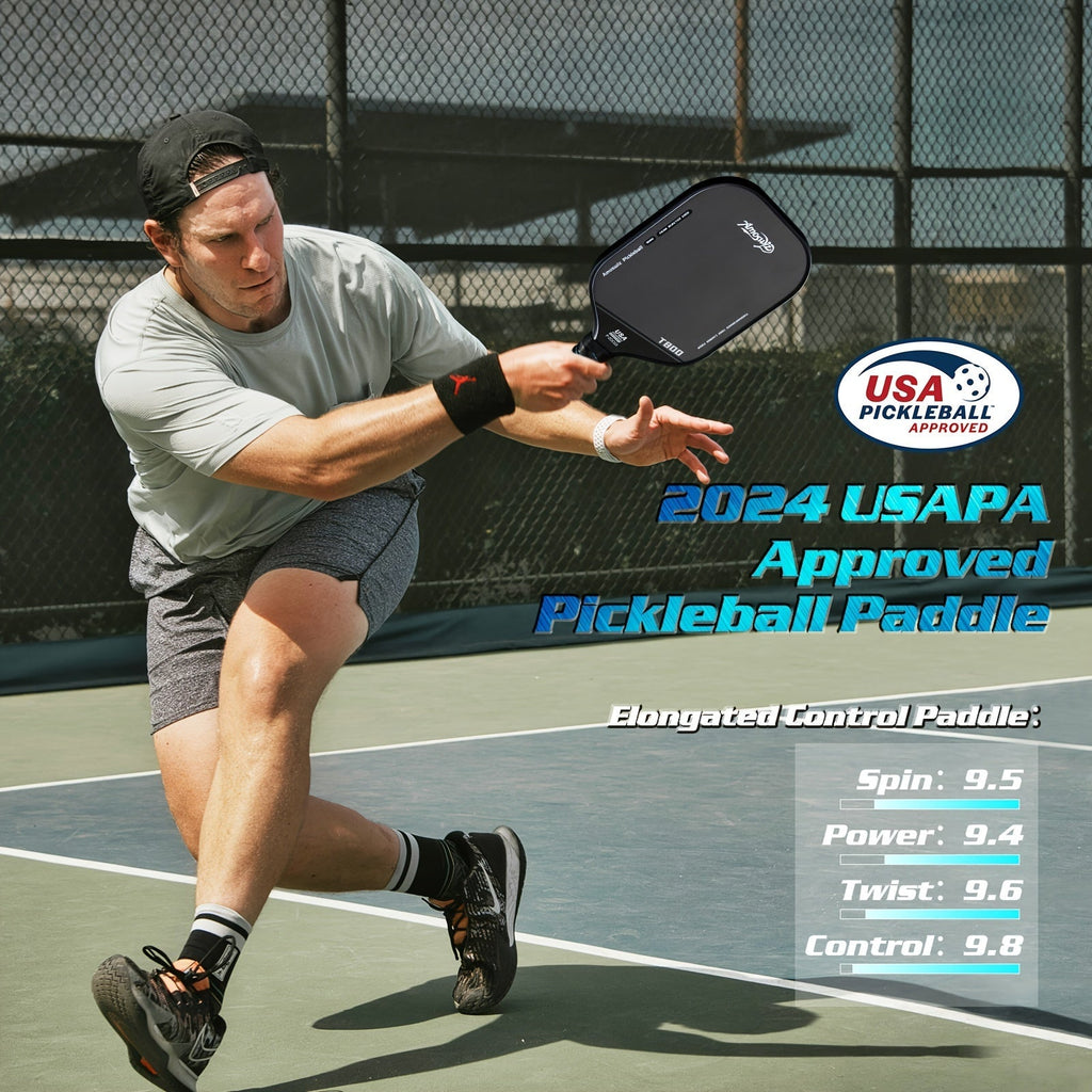 Raquette de pickleball en fibre de carbone