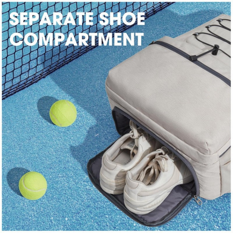 Men's And Women's Tennis Backpack Large Peak Ball Bag Can Hold 4 Rackets With Shoes Compartment