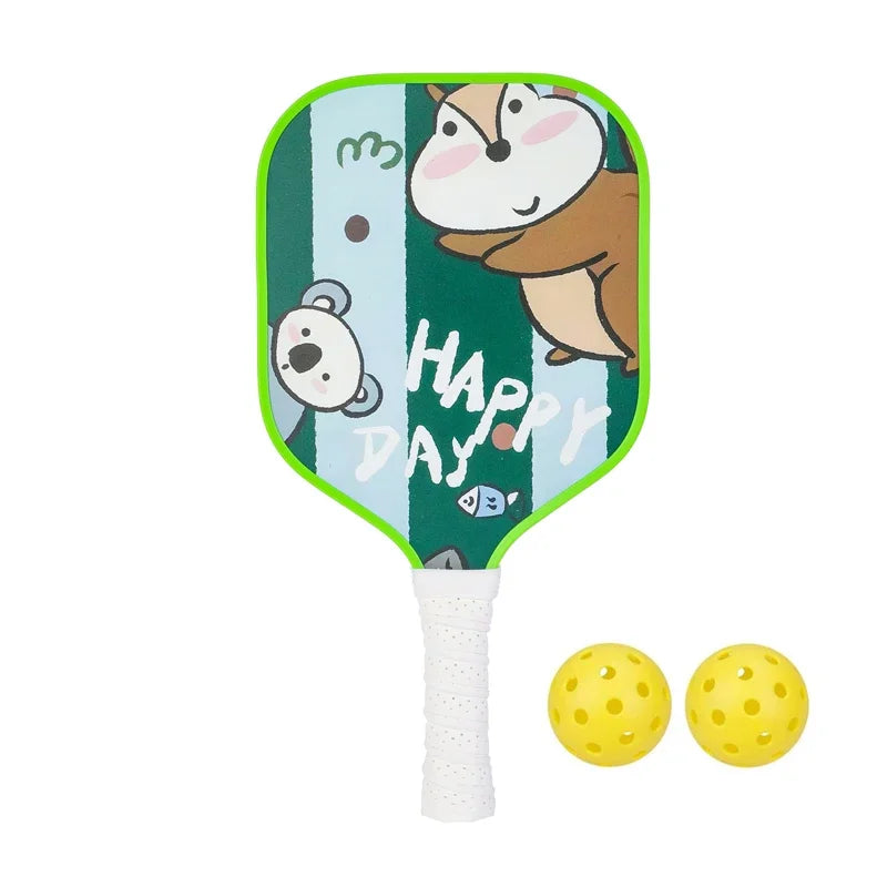 Kid's Pickleball Set (Ages 8-12) USAPA Approved Pickleball Paddle with Textured Surface for Better Controls and Smaller Balls