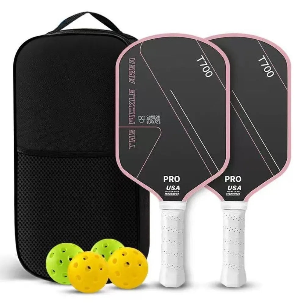 Durable T700 Pickleball Paddle 16MM Carbon Fiber Pickle Ball Paddle USAPA Approved Lightweight Professional Game Supplies