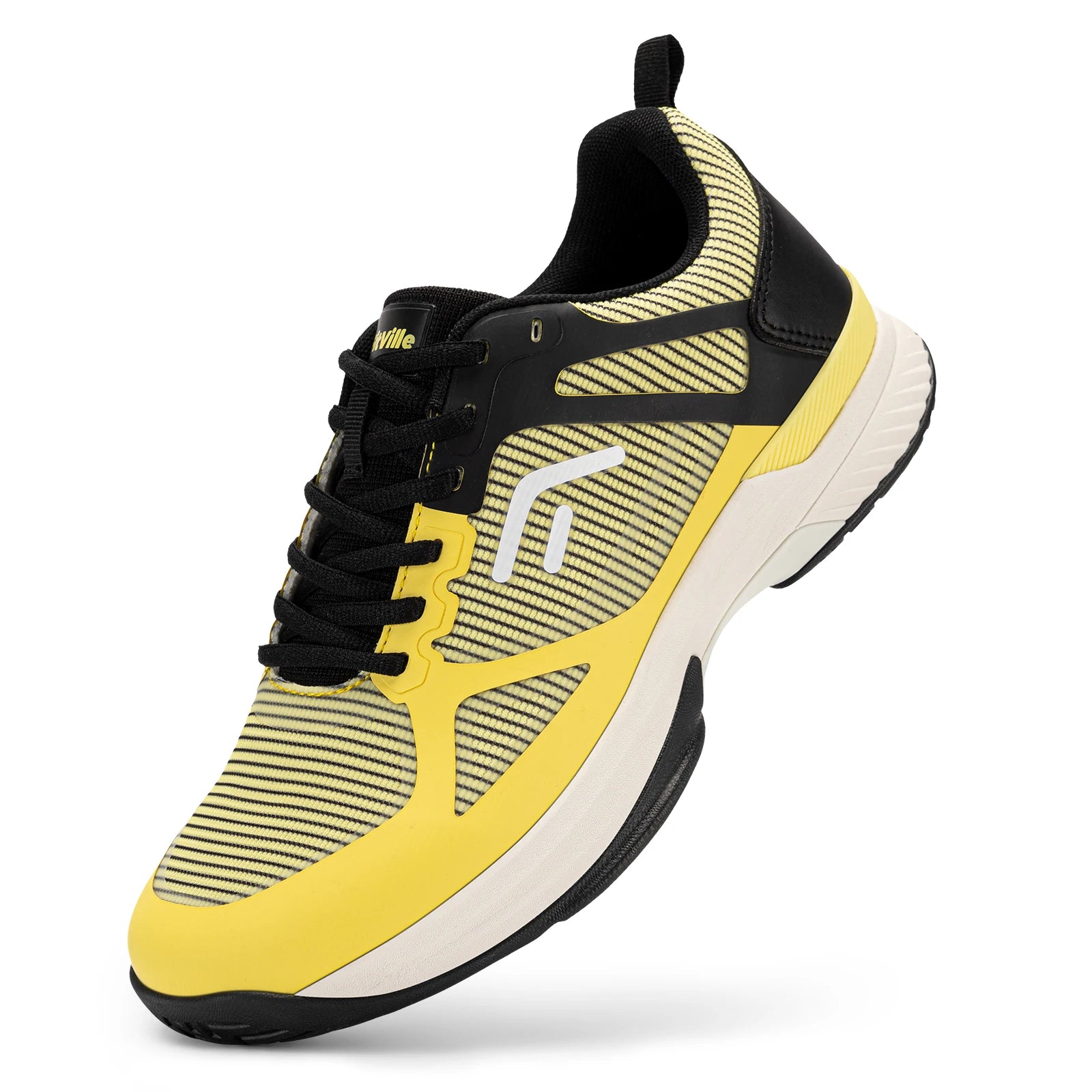 FitVille Men's Wide Pickleball Shoes Tennis Shoes Full Court Tennis Sneakers with Arch Support Lightweight Non-slip Sports Shoe