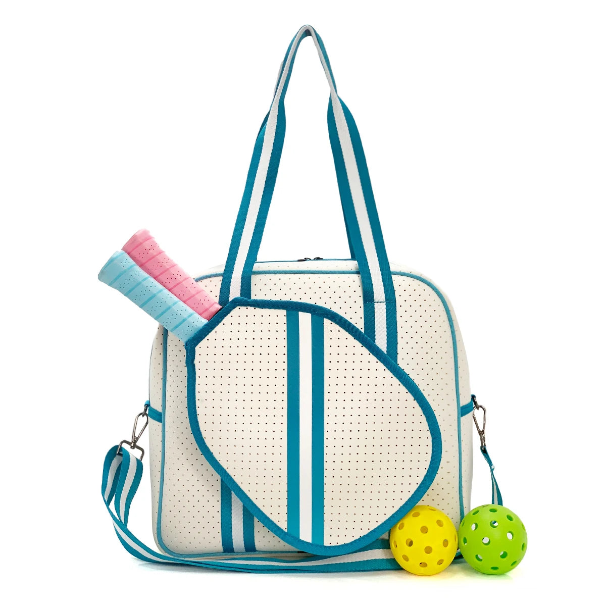 Neoprene Pickleball Bag for Women Quilted Puffer Pickleball Paddle Bag Pickle ball Racquet Bag  Large Pickleball Racket Sling