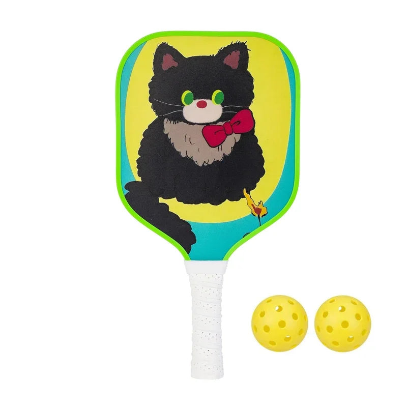 Kid's Pickleball Set (Ages 8-12) USAPA Approved Pickleball Paddle with Textured Surface for Better Controls and Smaller Balls
