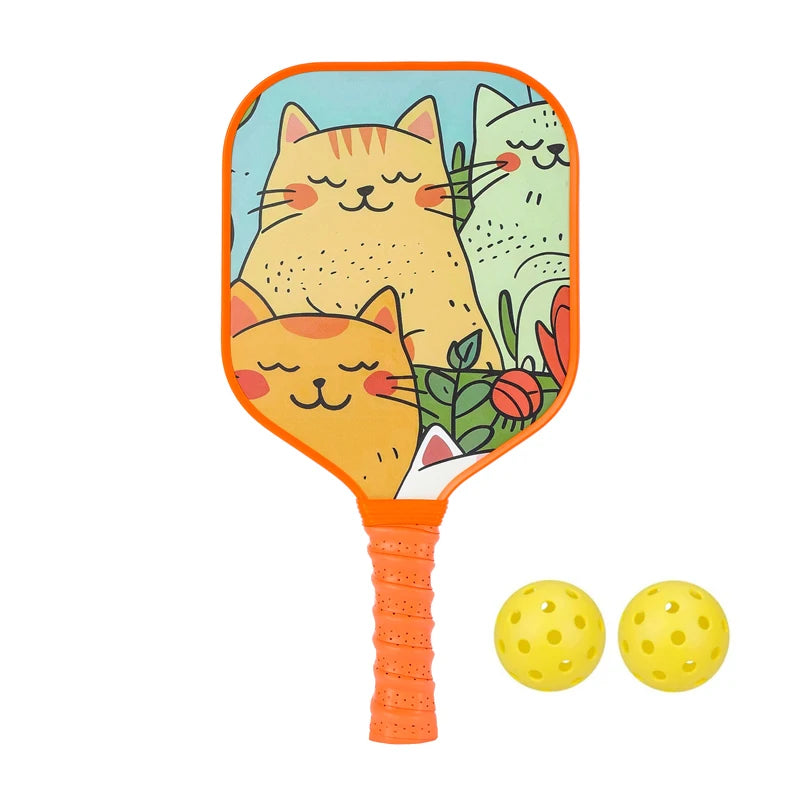 Kid's Pickleball Set (Ages 8-12) USAPA Approved Pickleball Paddle with Textured Surface for Better Controls and Smaller Balls
