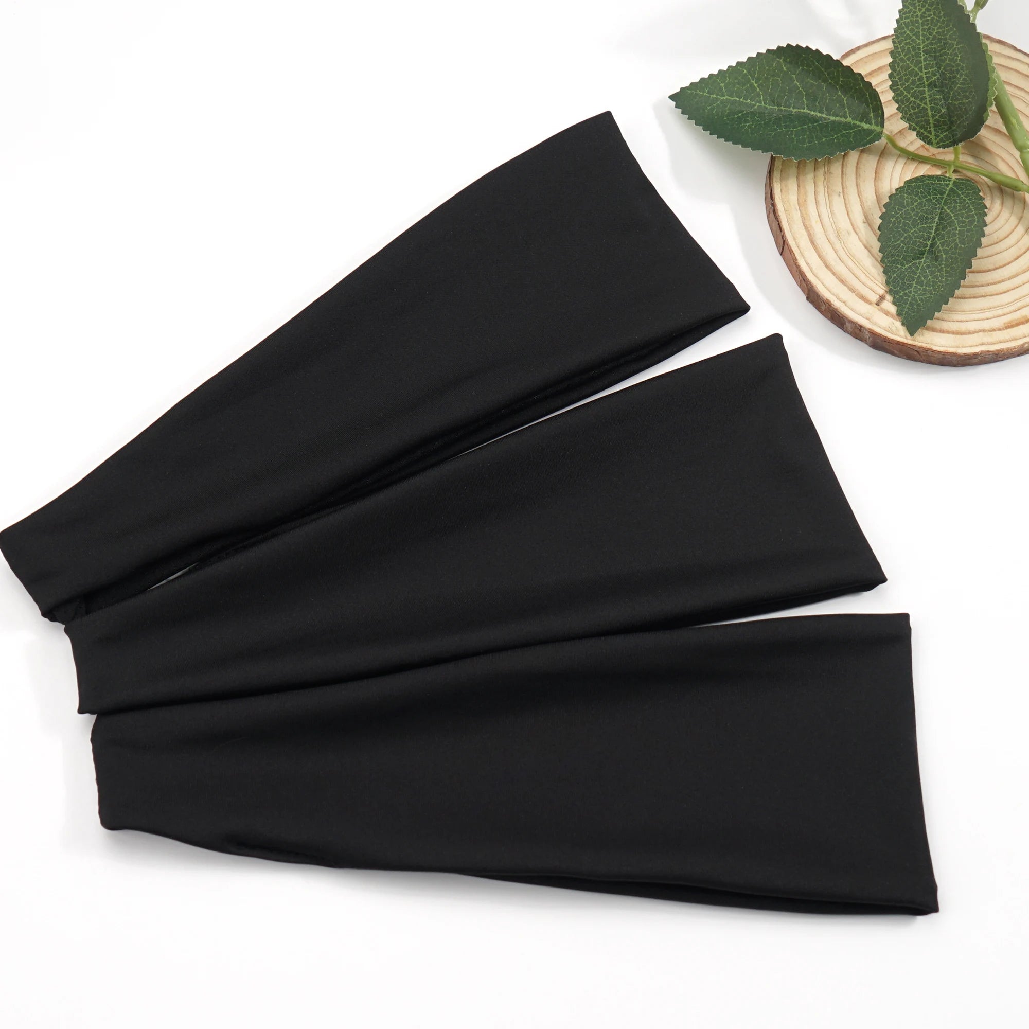 3PCS Sweatband for Men Women Elastic Sport Hairbands Head Band Yoga Headbands Headwear Headwrap Sports Workout Hair Accessories