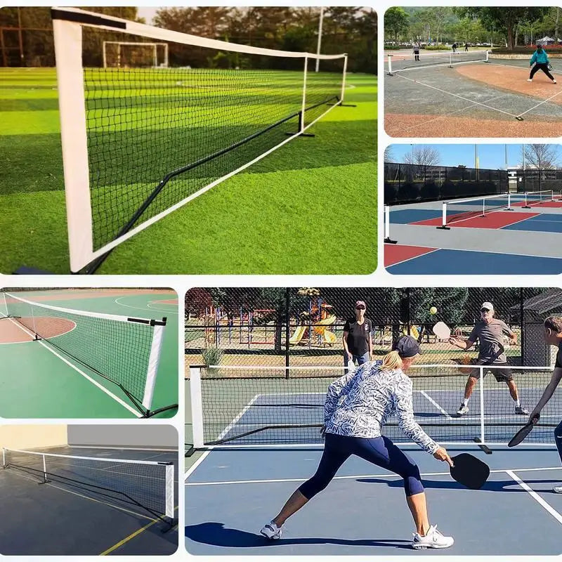 Filet de pickleball réglementaire, taille réglementaire, pour système de filet de pickleball portable, accessoires d'entraînement sportif portables.