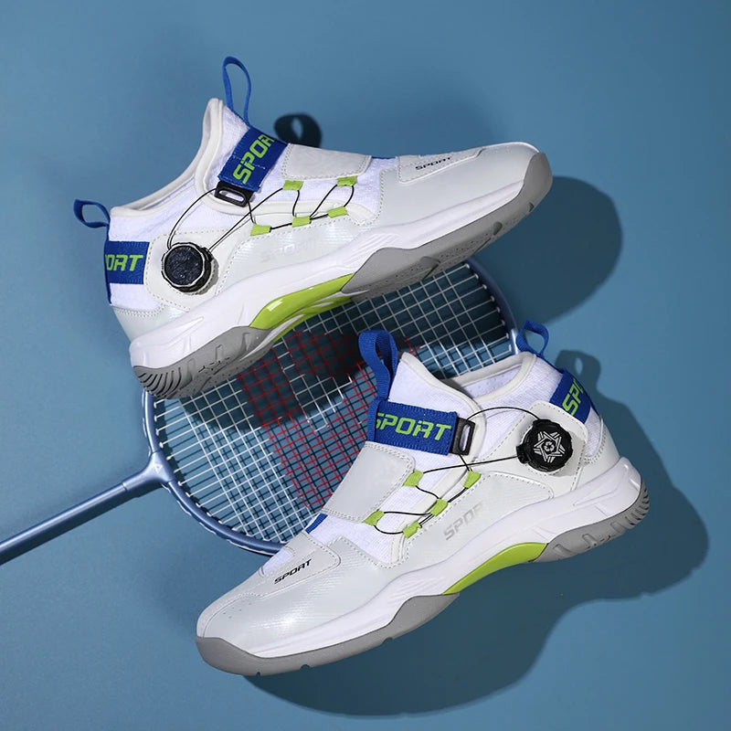 Chaussures de badminton pour hommes, antidérapantes et amortissantes, chaussures de tennis de haute qualité pour sports de plein air, baskets professionnelles pour hommes et femmes