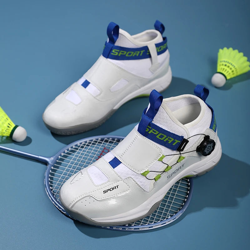 Chaussures de badminton pour hommes, antidérapantes et amortissantes, chaussures de tennis de haute qualité pour sports de plein air, baskets professionnelles pour hommes et femmes