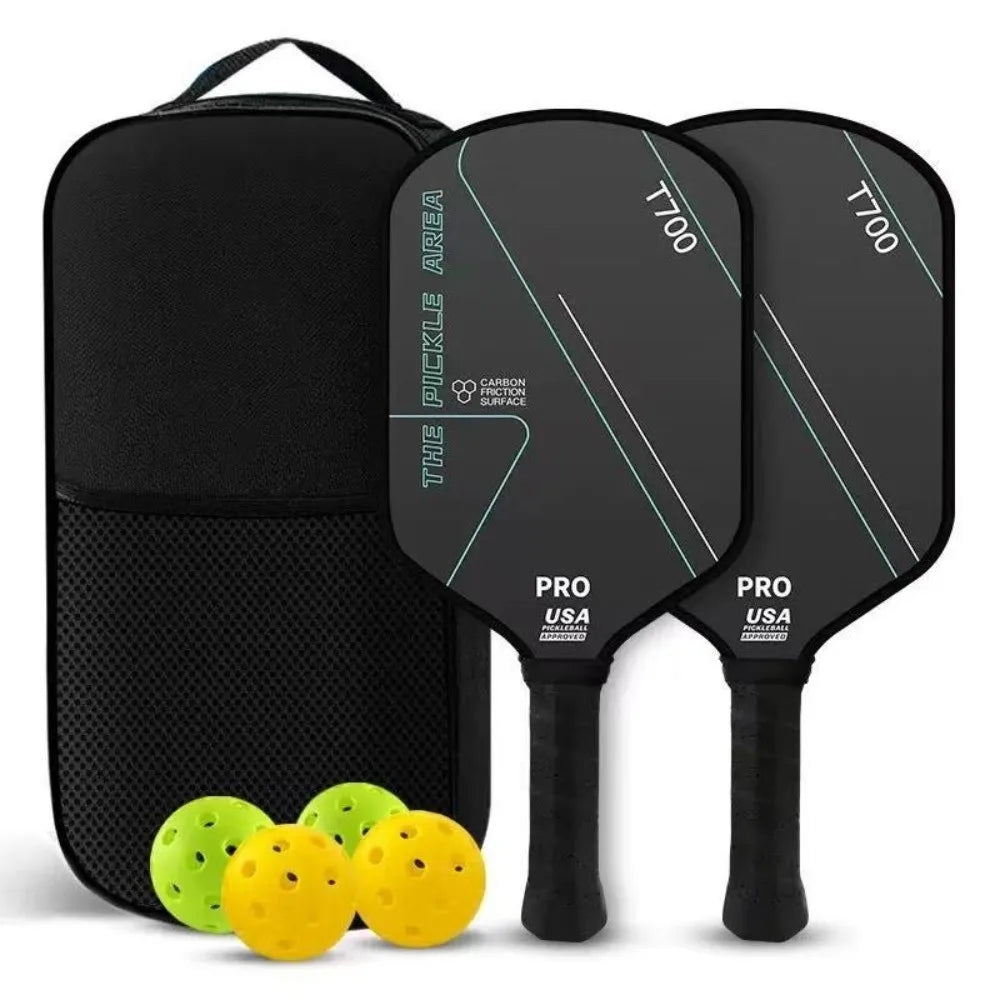 Durable T700 Pickleball Paddle 16MM Carbon Fiber Pickle Ball Paddle USAPA Approved Lightweight Professional Game Supplies
