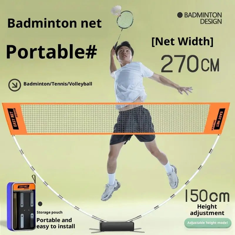 High-Quality Portable Badminton Net Perfect for Outdoor Pickleball, Soccer, Tennis, and Volleyball Training