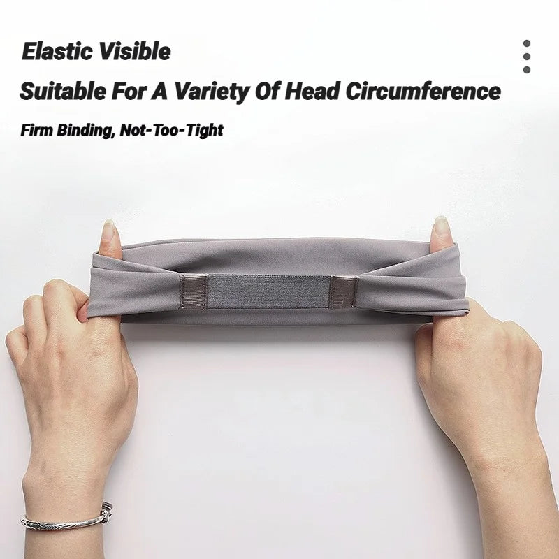 Bandeau de sport absorbant la transpiration pour le yoga, la course à pied, le fitness, le basketball, le cyclisme et le football (hommes et femmes). Antidérapant.