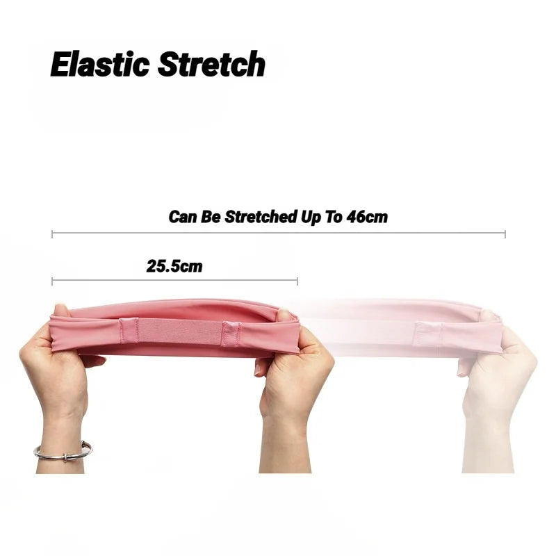 Bandeau de sport absorbant la transpiration pour le yoga, la course à pied, le fitness, le basketball, le cyclisme et le football (hommes et femmes). Antidérapant.