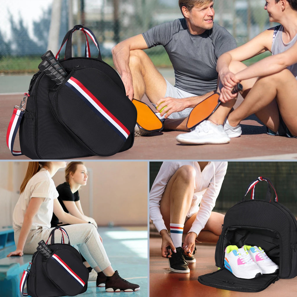 Sac à dos ajustable pour raquette de pickleball