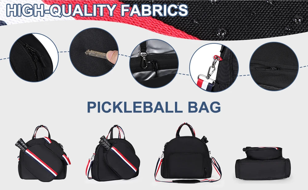 Sac à dos ajustable pour raquette de pickleball