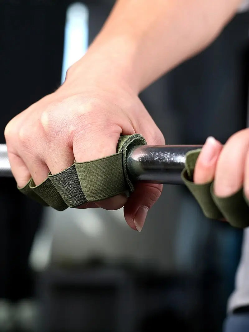 Leather Weight Lifting Training Gloves Palm Protection Women Men Fitness Sports Gymnastics Grips  Pull Ups Weightlifting Workout