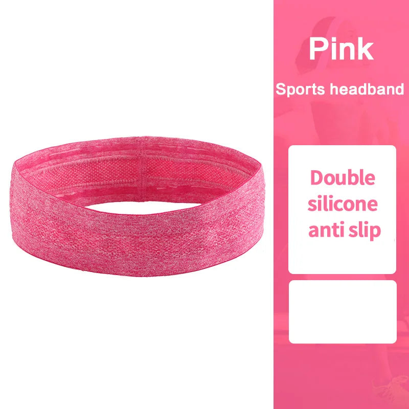 1pcs Sweatband Moisture-Wicking Breathable Men Women Sports Elastic Headband for Fitness gym Running  basketball