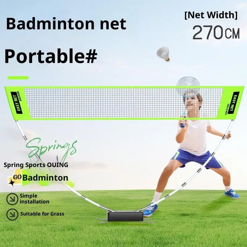 High-Quality Portable Badminton Net Perfect for Outdoor Pickleball, Soccer, Tennis, and Volleyball Training