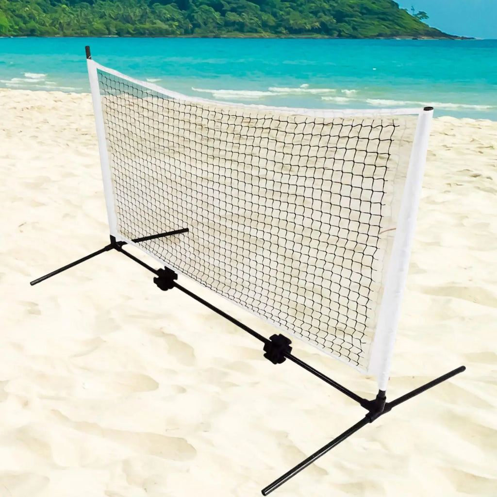 Petit filet de pickleball pour l'entraînement au badminton, installation rapide, équipement pour la maison, allée ou parc.