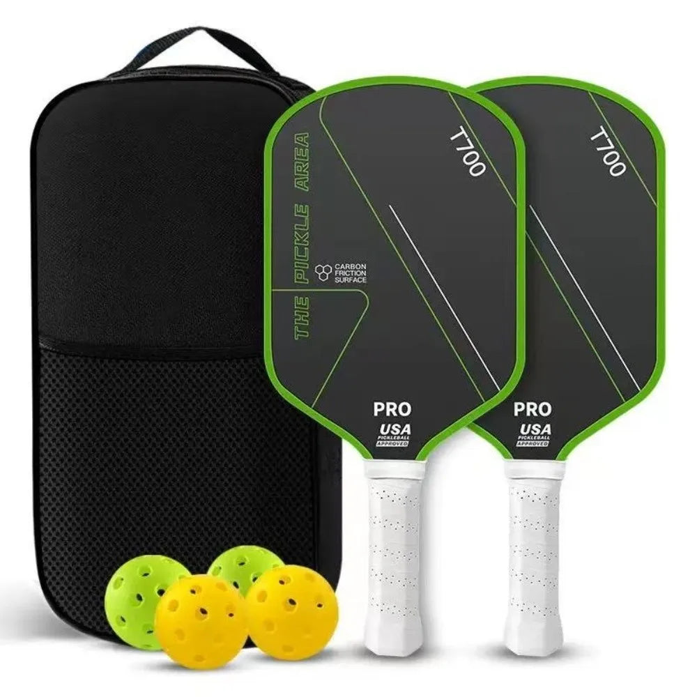 Durable T700 Pickleball Paddle 16MM Carbon Fiber Pickle Ball Paddle USAPA Approved Lightweight Professional Game Supplies