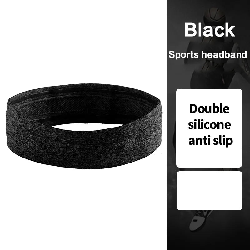 1pcs Sweatband Moisture-Wicking Breathable Men Women Sports Elastic Headband for Fitness gym Running  basketball
