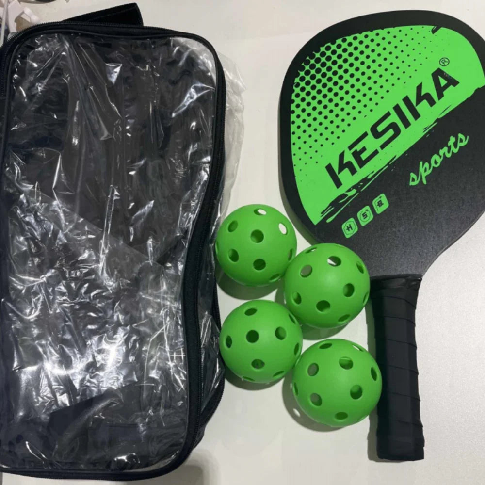 Carrying Bag Poplar Pickle Paddles Rackets Set Non-slip 4 Pickleballs Pickleball Paddles Pickle Paddles Alduld