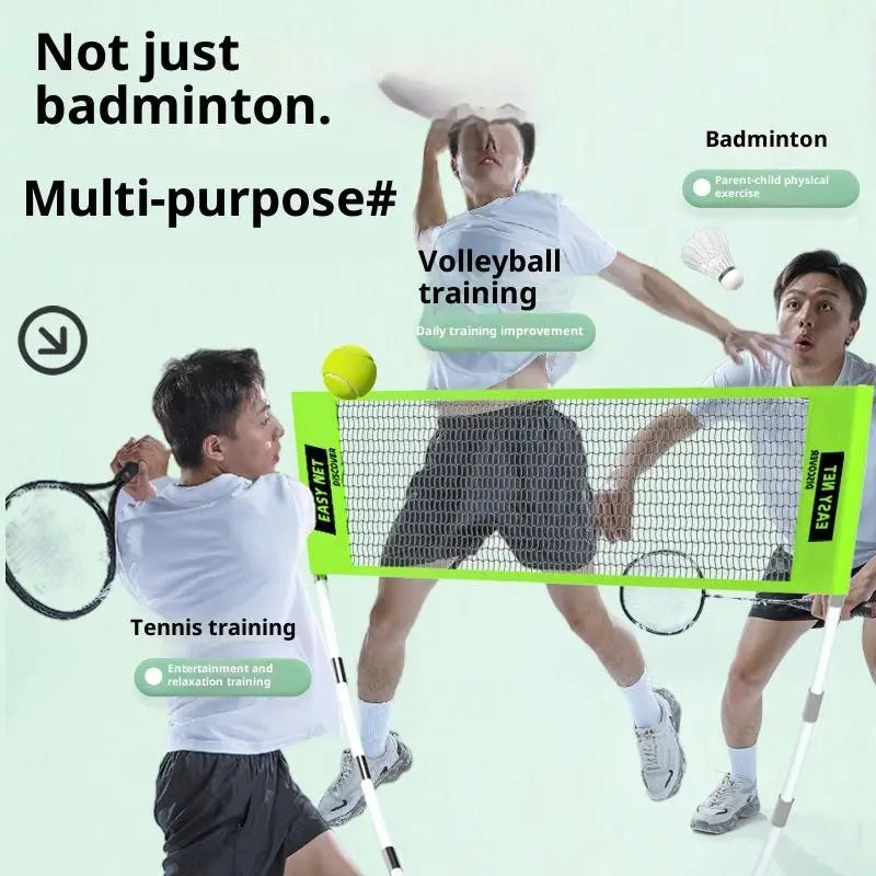 High-Quality Portable Badminton Net Perfect for Outdoor Pickleball, Soccer, Tennis, and Volleyball Training