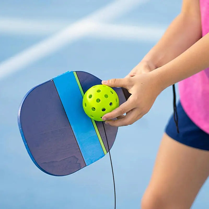Entraîneur de pickleball, balle de pickleball avec ficelle, accessoires de pickleball, outil d'entraînement pour joueur adulte solo