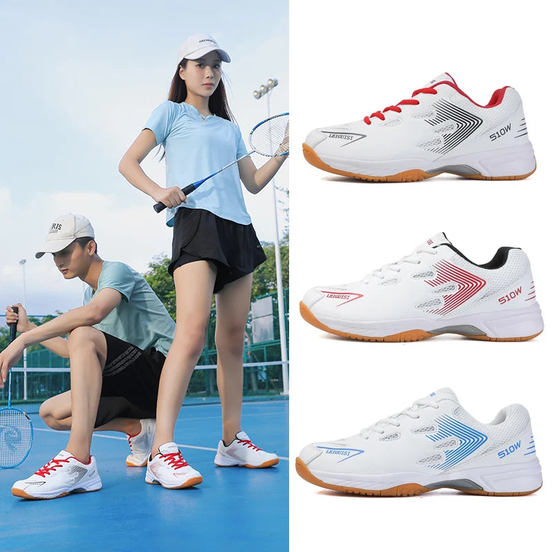 Breathable Non-Slip Wide Toe Carbon Plate Athletic Shoes - Lightweight Comfortable Mens Pickleball Shoes for Tennis, Badminton