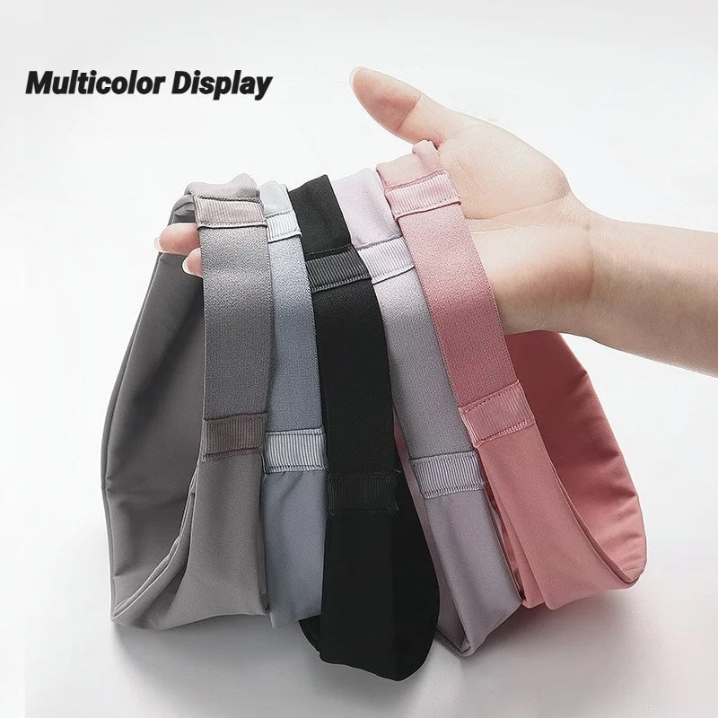 Bandeau de sport absorbant la transpiration pour le yoga, la course à pied, le fitness, le basketball, le cyclisme et le football (hommes et femmes). Antidérapant.