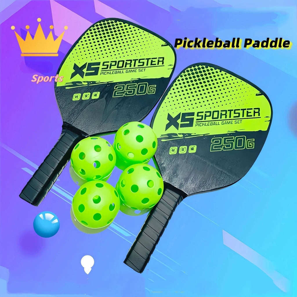 Raquette de pickleball, sports d'entraînement en extérieur, ensemble de raquettes de tennis pour enfants et adultes, accessoires de sport ultra-légers