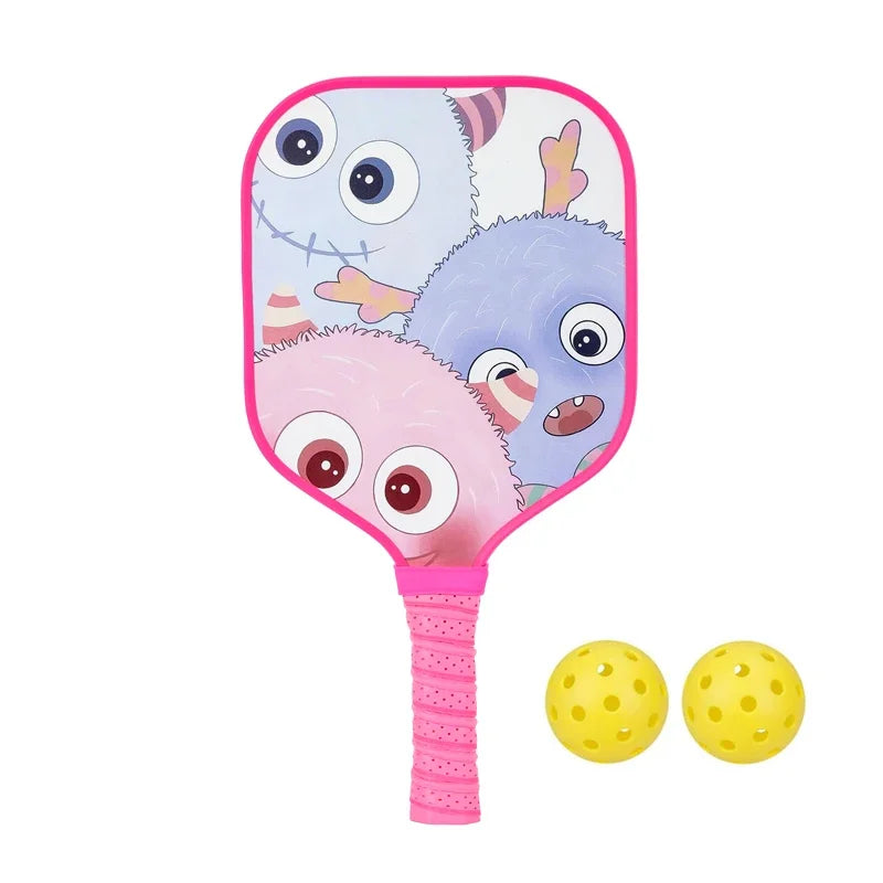 Kid's Pickleball Set (Ages 8-12) USAPA Approved Pickleball Paddle with Textured Surface for Better Controls and Smaller Balls