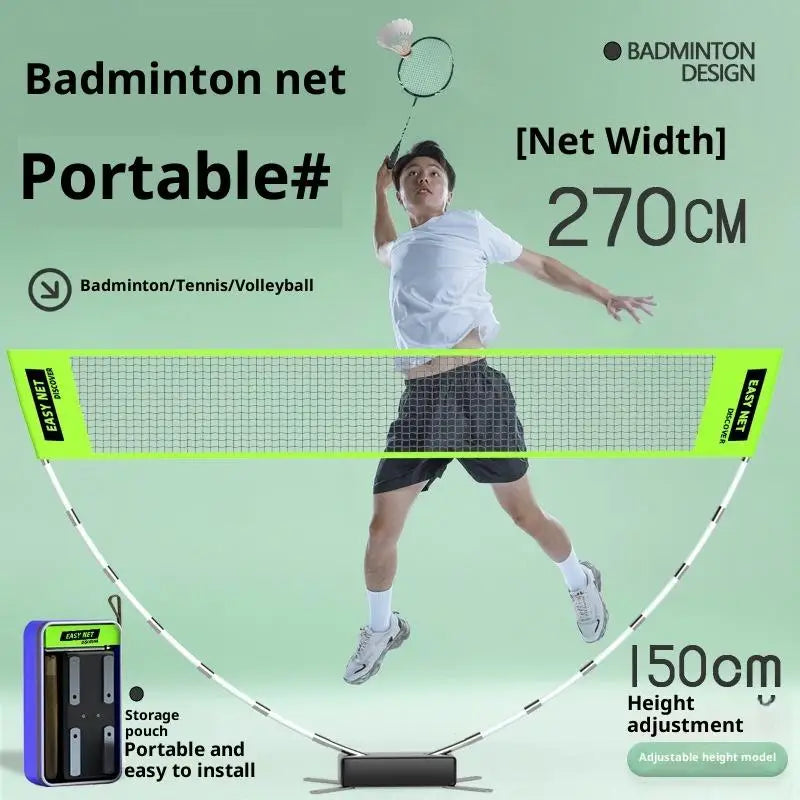 High-Quality Portable Badminton Net Perfect for Outdoor Pickleball, Soccer, Tennis, and Volleyball Training