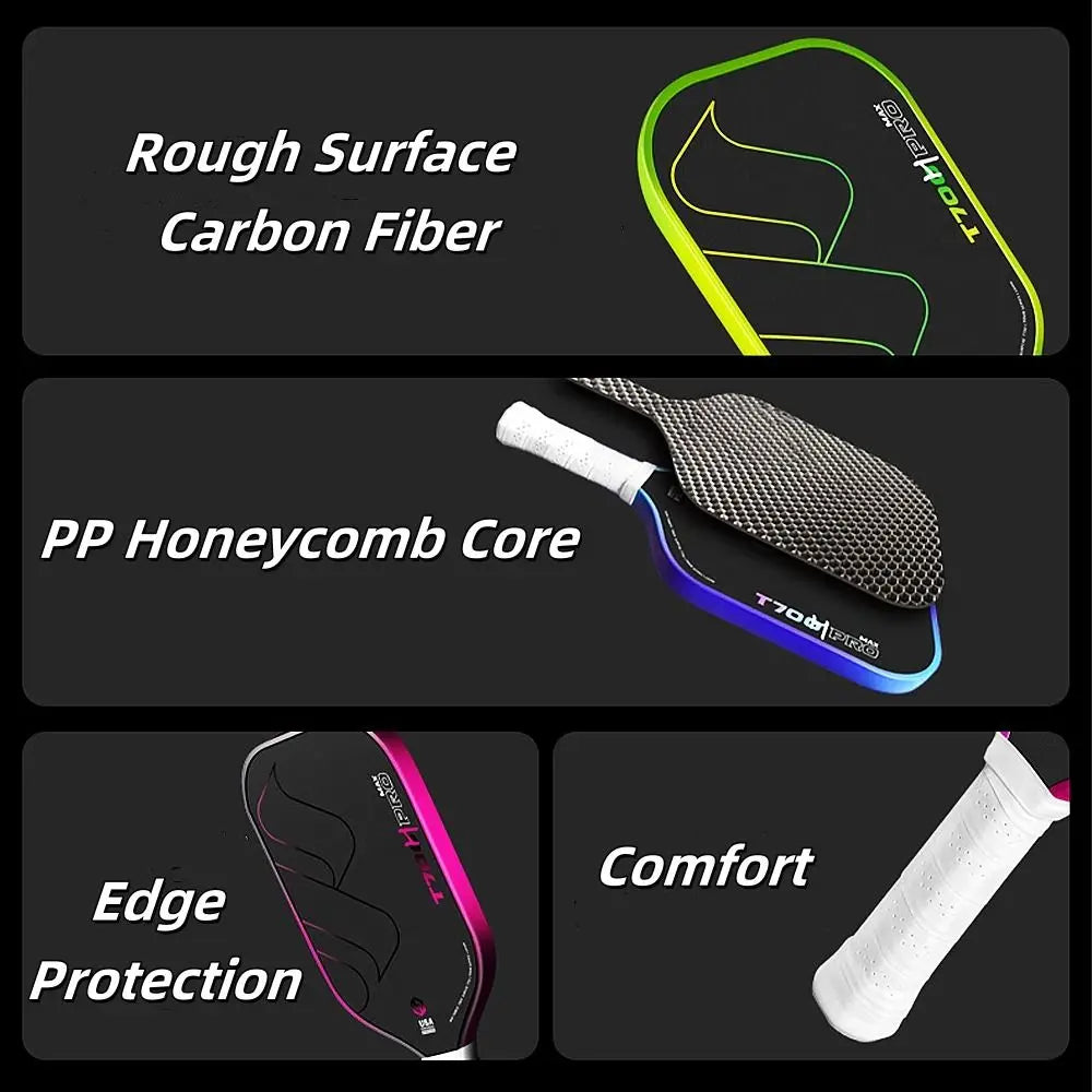 Raquette Pickleball T700 Fibre Carbone USAPA - 20$ Rabais | Premium