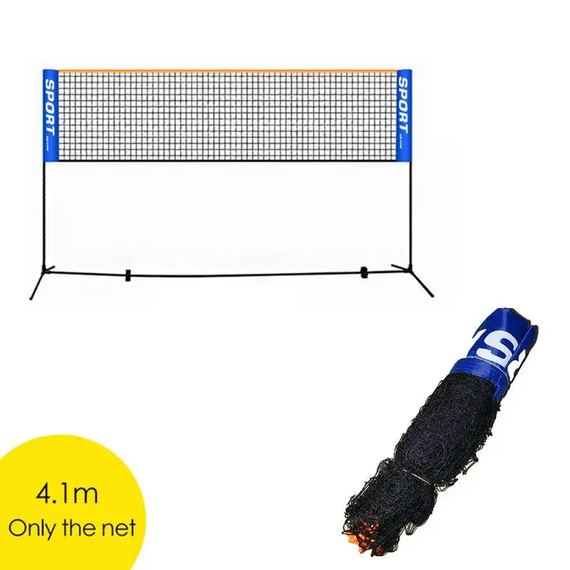 Filet de pickleball et de badminton portable, installation facile, filet de volley-ball, taille de filet de badminton adaptée, résistant aux intempéries, durable, montage facile