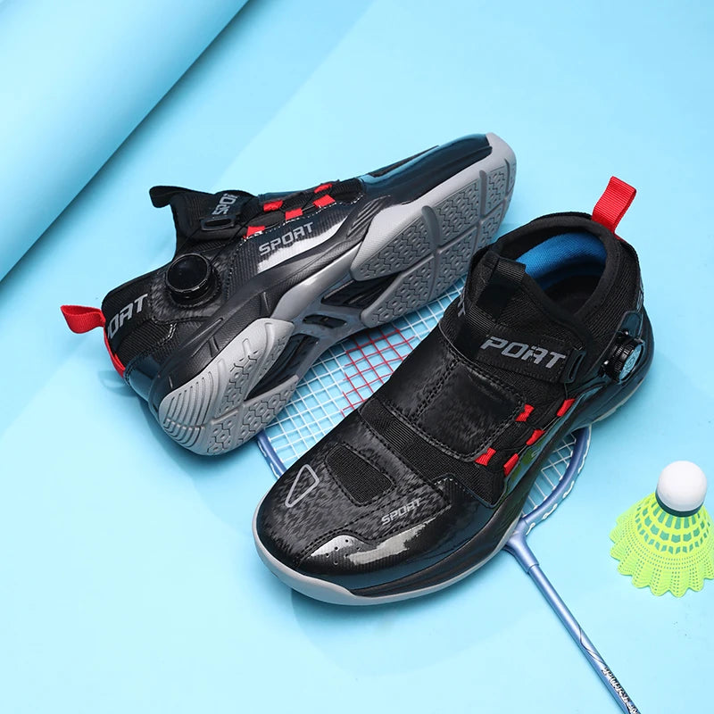Chaussures de badminton pour hommes, antidérapantes et amortissantes, chaussures de tennis de haute qualité pour sports de plein air, baskets professionnelles pour hommes et femmes