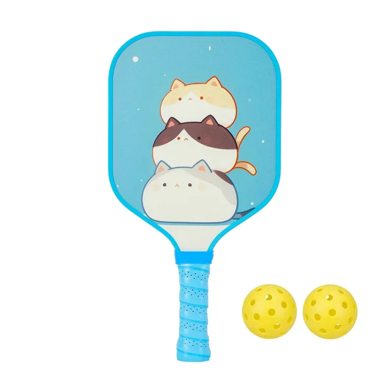 Kid's Pickleball Set (Ages 8-12) USAPA Approved Pickleball Paddle with Textured Surface for Better Controls and Smaller Balls
