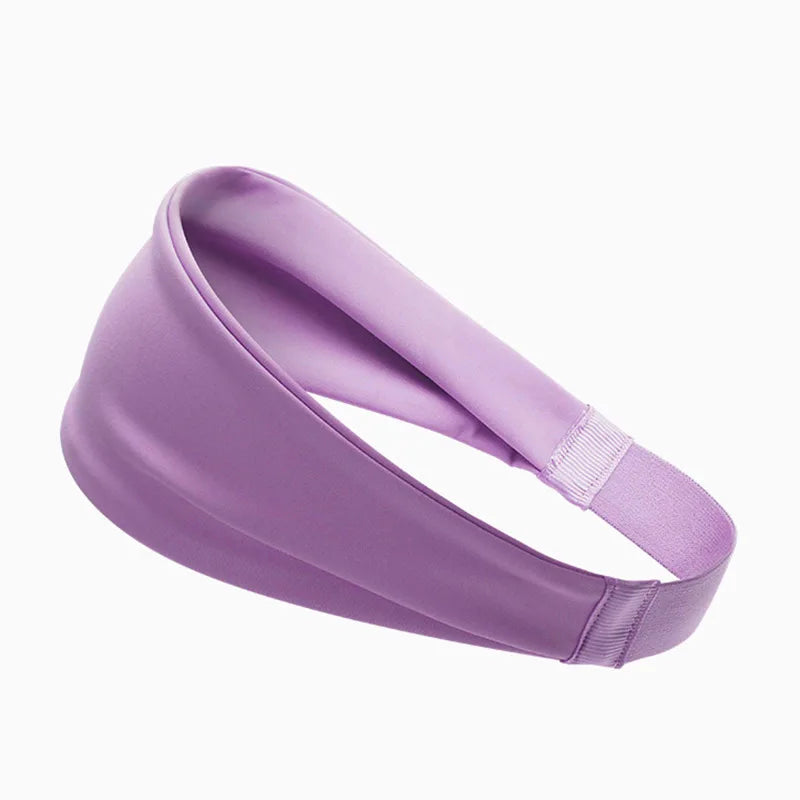 Bandeau de sport absorbant la transpiration pour le yoga, la course à pied, le fitness, le basketball, le cyclisme et le football (hommes et femmes). Antidérapant.