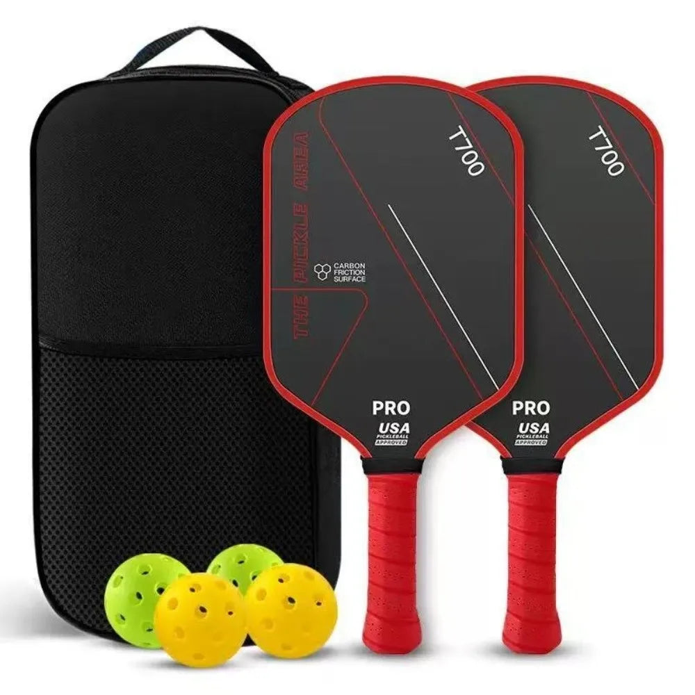Durable T700 Pickleball Paddle 16MM Carbon Fiber Pickle Ball Paddle USAPA Approved Lightweight Professional Game Supplies