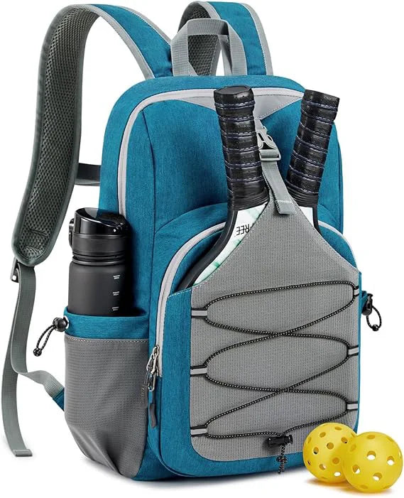 Portable Racket Rucksack Hiking Pickleball Rackets Backpack Large Capacity Pickleball Paddle Bag Nightlight Traveling Outing Bag