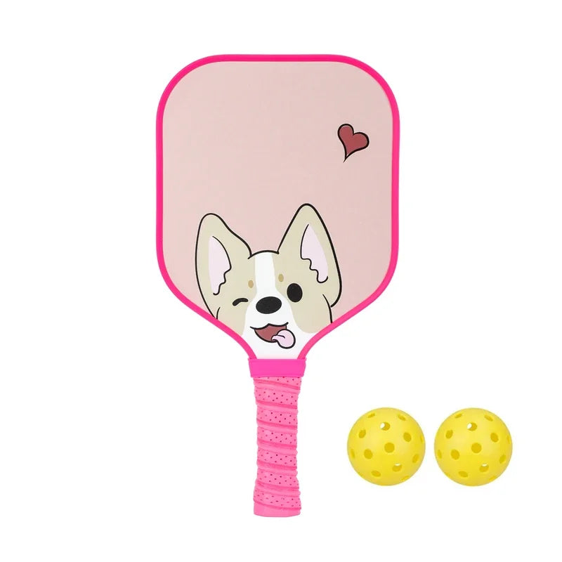 Kid's Pickleball Set (Ages 8-12) USAPA Approved Pickleball Paddle with Textured Surface for Better Controls and Smaller Balls