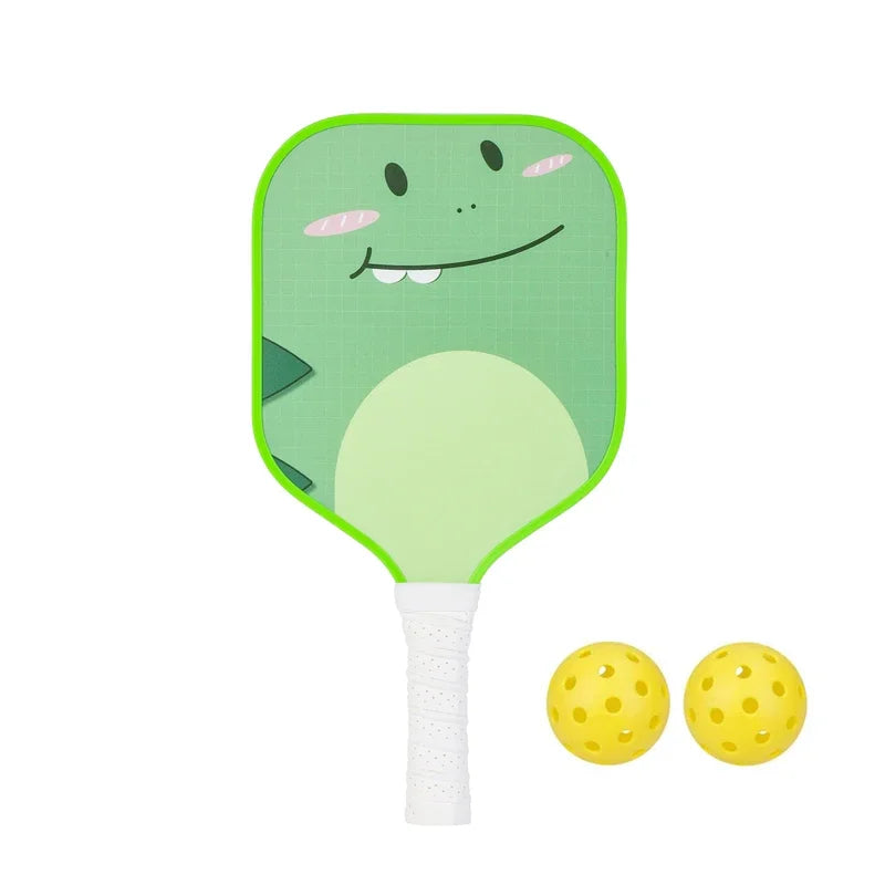 Kid's Pickleball Set (Ages 8-12) USAPA Approved Pickleball Paddle with Textured Surface for Better Controls and Smaller Balls