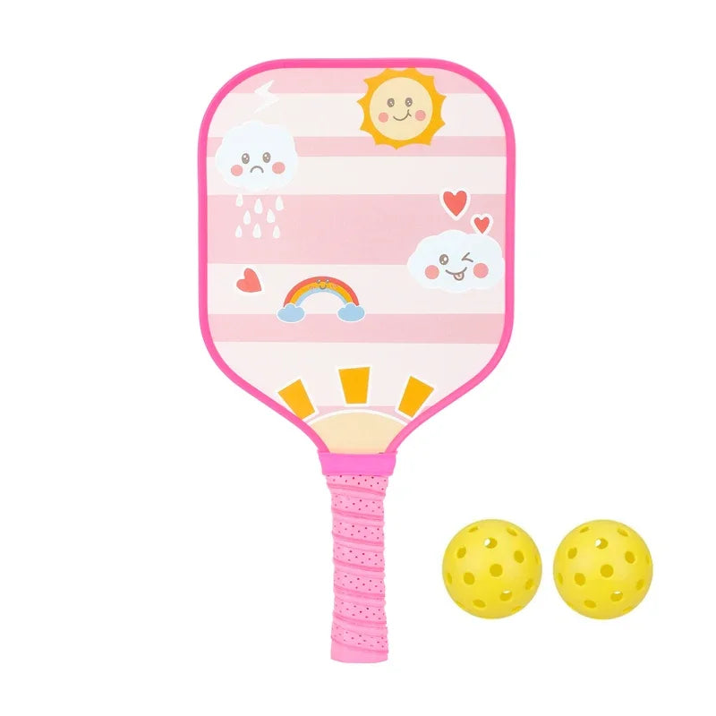 Kid's Pickleball Set (Ages 8-12) USAPA Approved Pickleball Paddle with Textured Surface for Better Controls and Smaller Balls