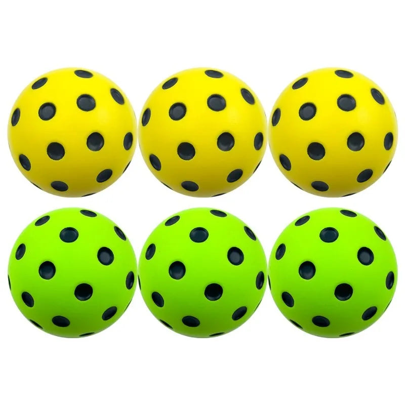 1PC Silent Pickleball indoor entertainment Silent practice ball PU foam high bounce resistance not disturbing people