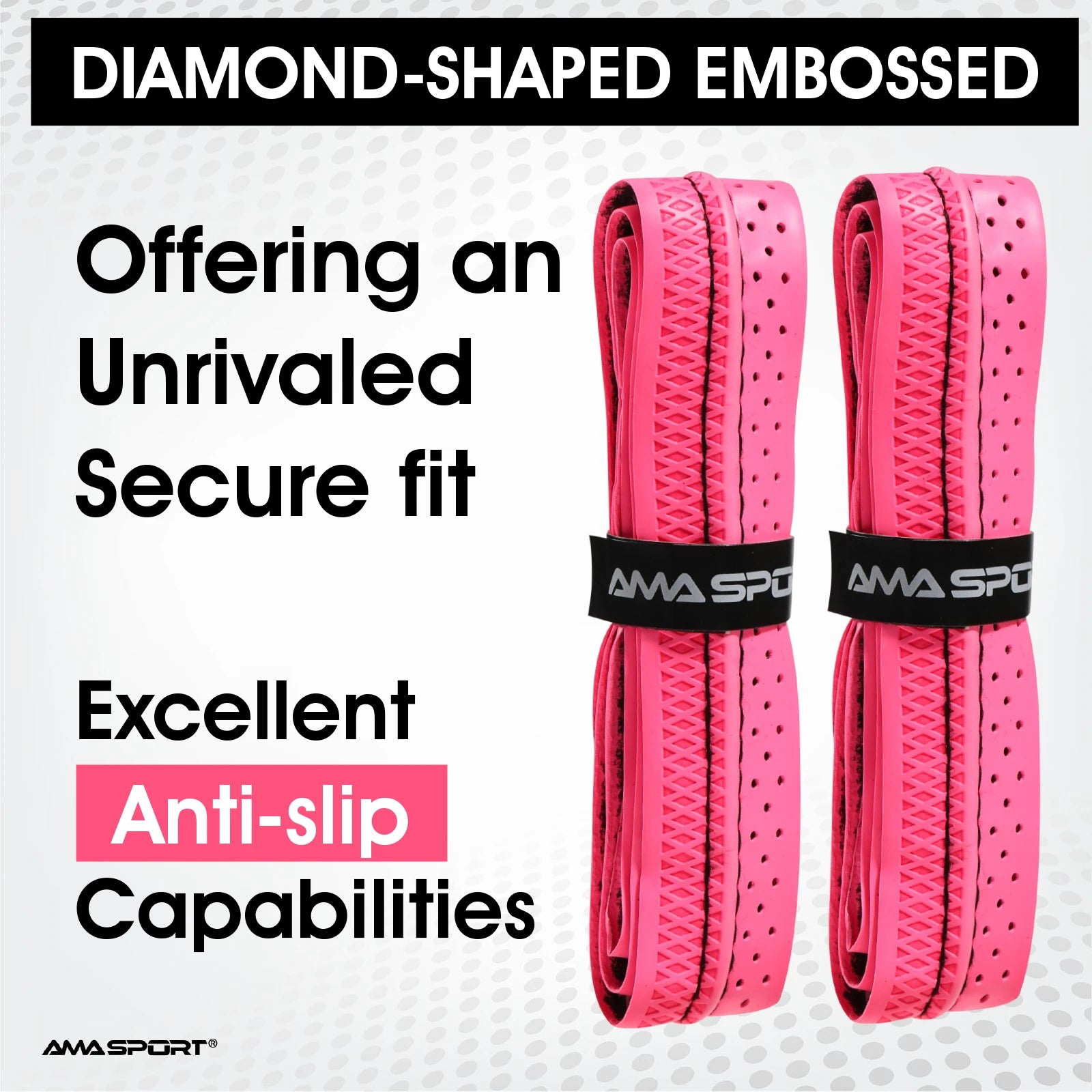 AMA SPORRT 2 Grips/Pack Pickleball Paddle Racket Overgrip Handle Grip Professional Anti-slip Rackets Pickleball Accessories