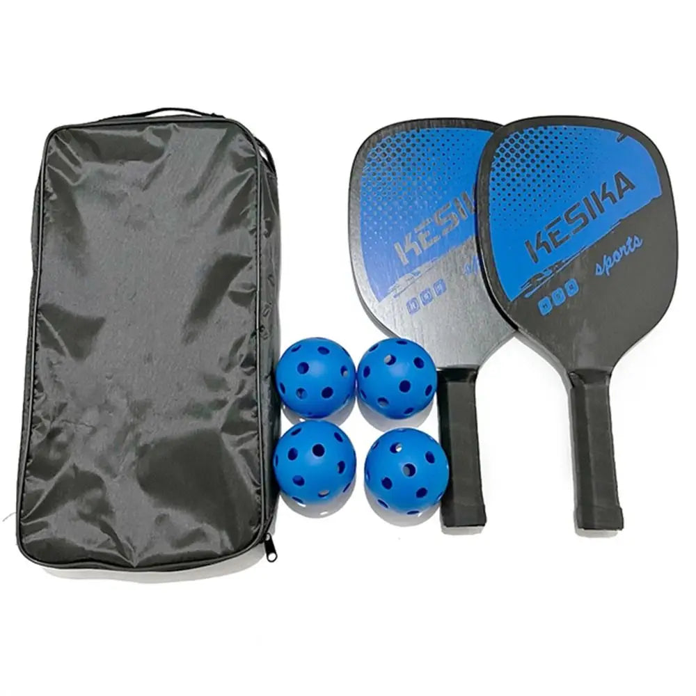 Carrying Bag Poplar Pickle Paddles Rackets Set Non-slip 4 Pickleballs Pickleball Paddles Pickle Paddles Alduld