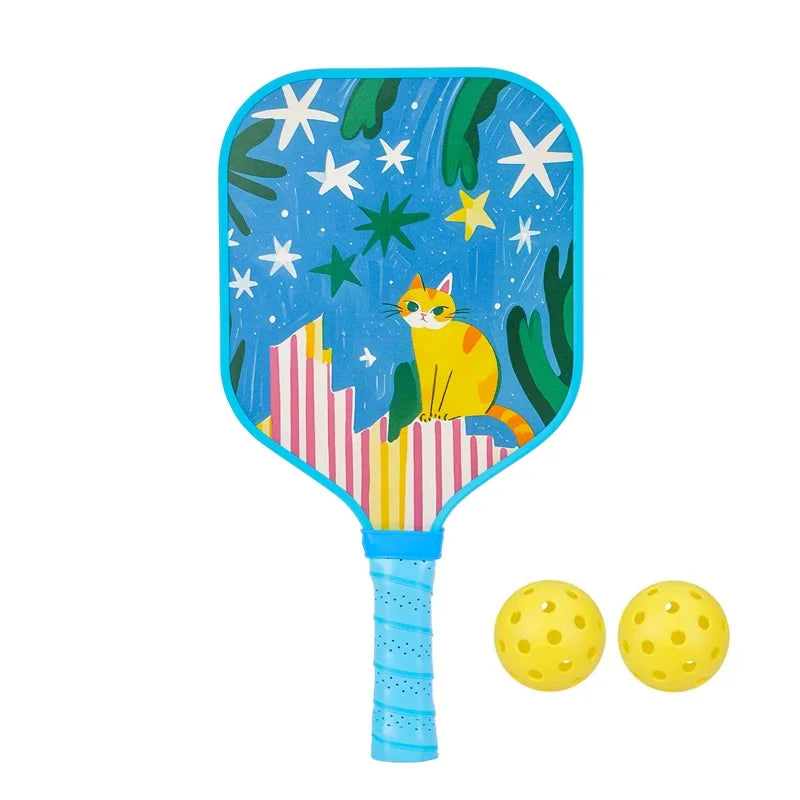 Kid's Pickleball Set (Ages 8-12) USAPA Approved Pickleball Paddle with Textured Surface for Better Controls and Smaller Balls
