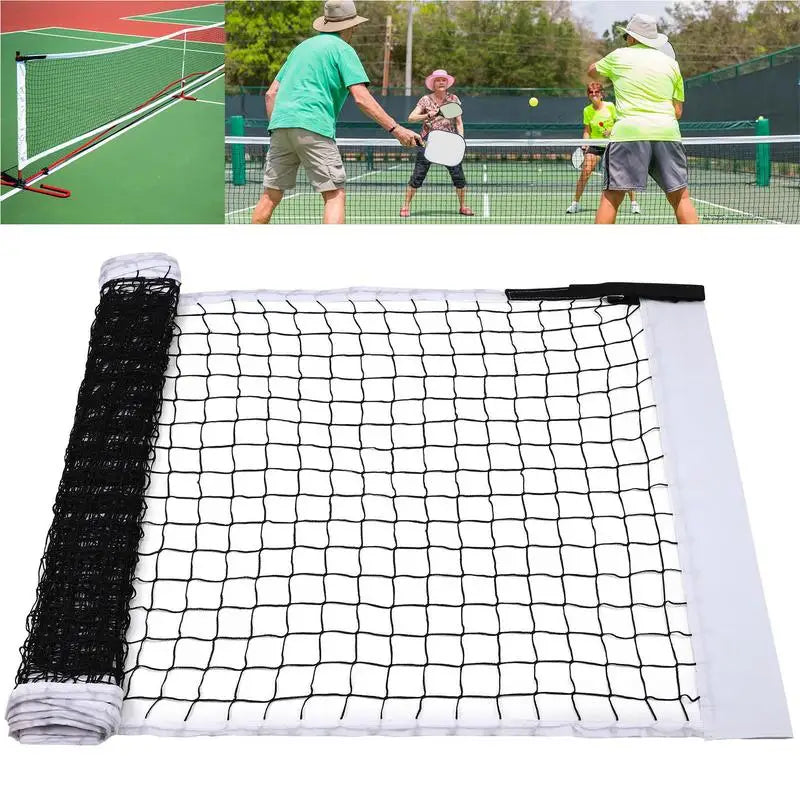 Filet de pickleball réglementaire, taille réglementaire, pour système de filet de pickleball portable, accessoires d'entraînement sportif portables.