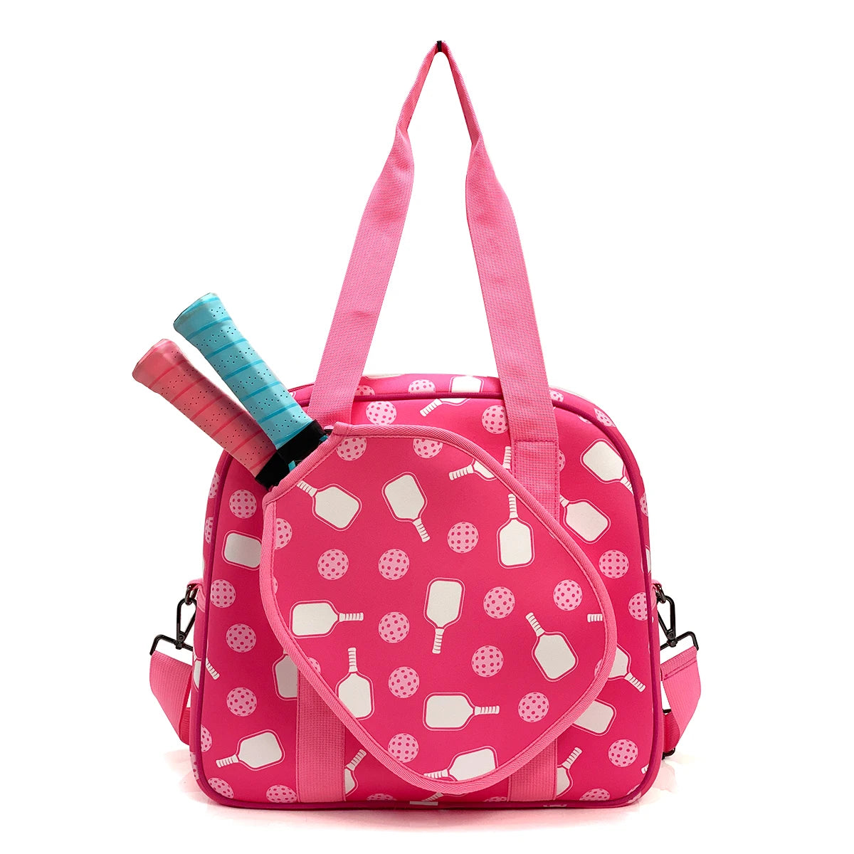 Neoprene Pickleball Bag for Women Quilted Puffer Pickleball Paddle Bag Pickle ball Racquet Bag  Large Pickleball Racket Sling