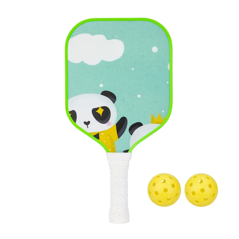 Kid's Pickleball Set (Ages 8-12) USAPA Approved Pickleball Paddle with Textured Surface for Better Controls and Smaller Balls