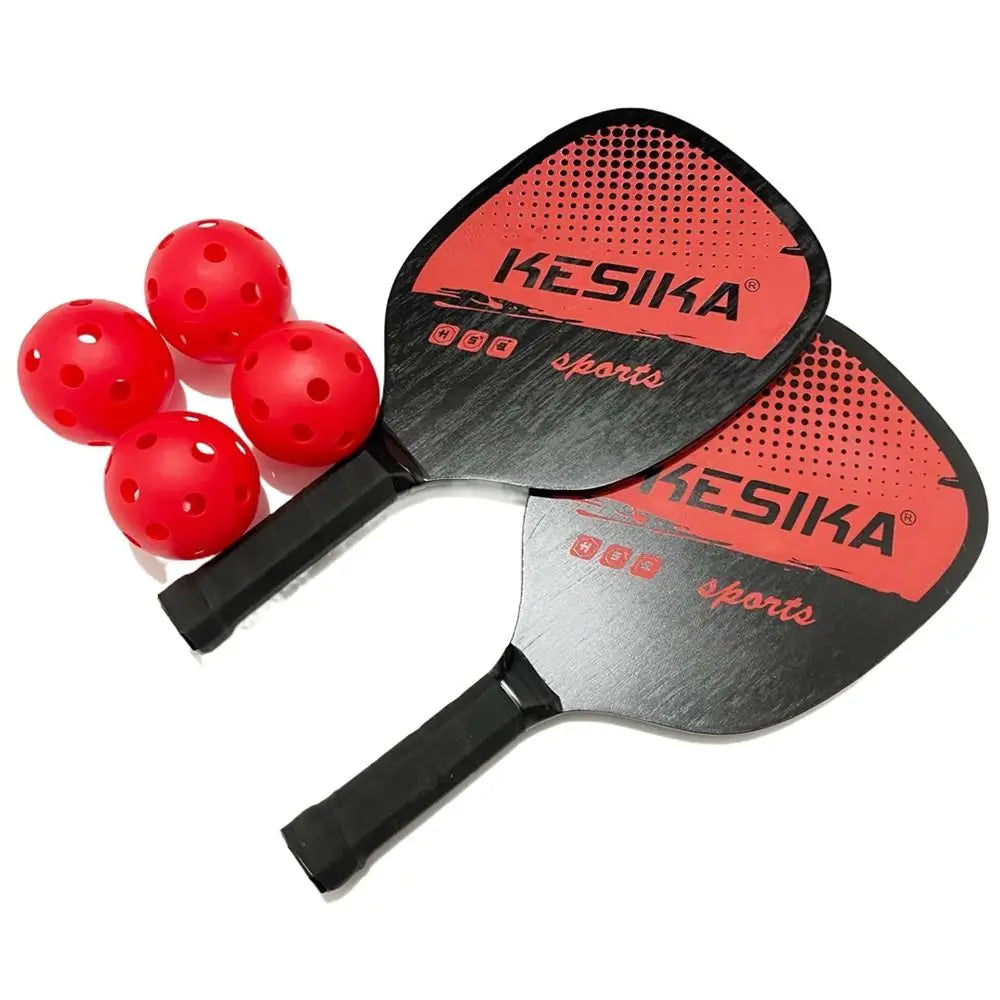Carrying Bag Poplar Pickle Paddles Rackets Set Non-slip 4 Pickleballs Pickleball Paddles Pickle Paddles Alduld